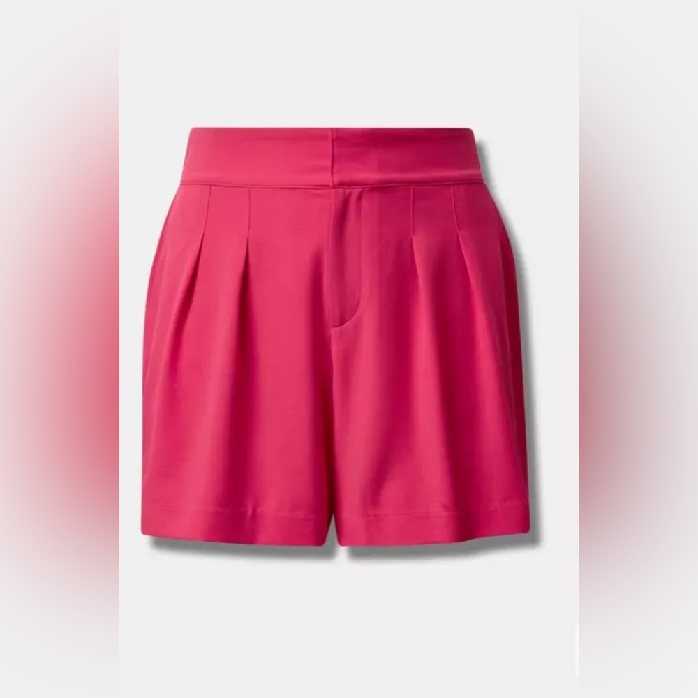 Torrid Wide Leg Studio Crepe Short